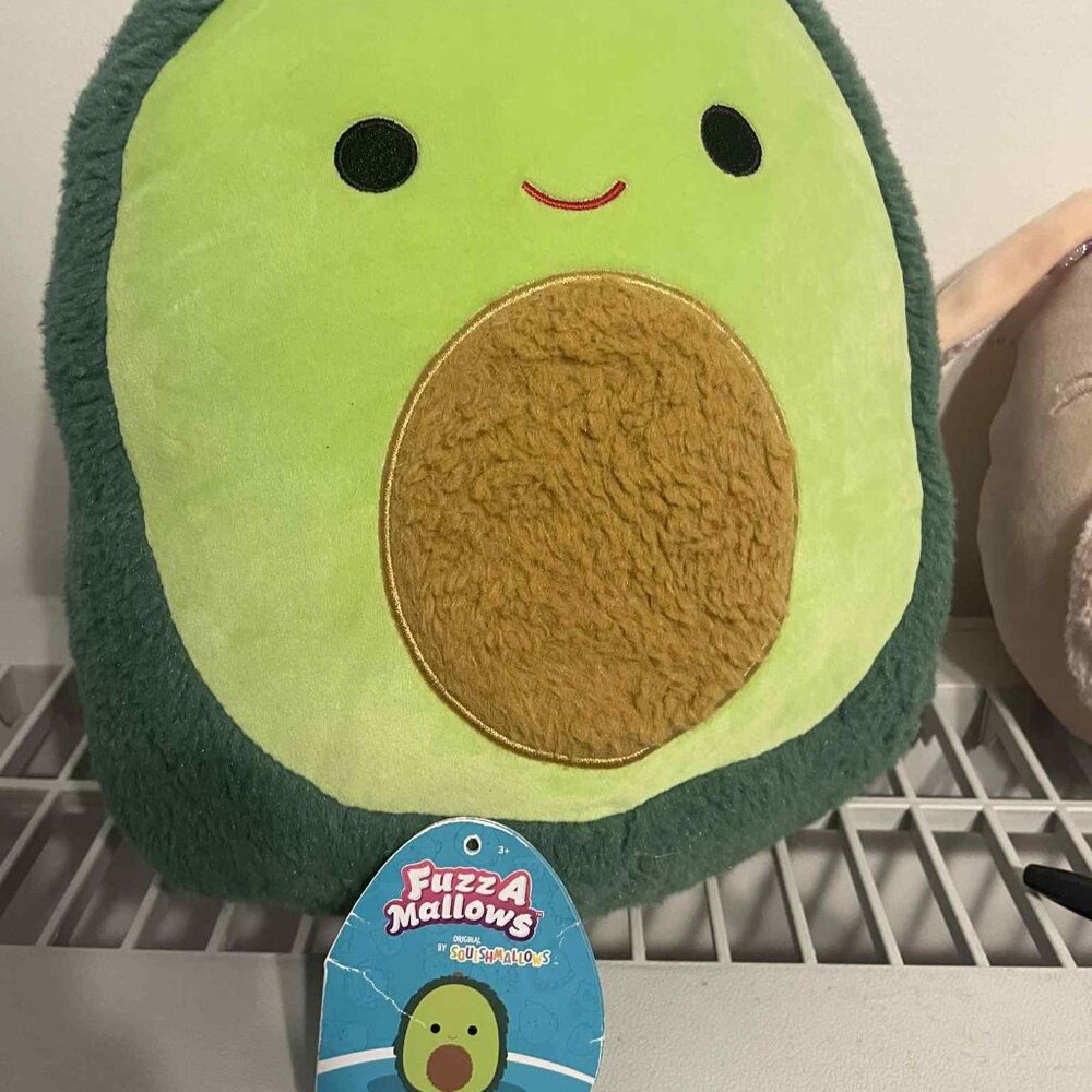 Squishmallow Avocado Austin Fuzz A Mallow 16"